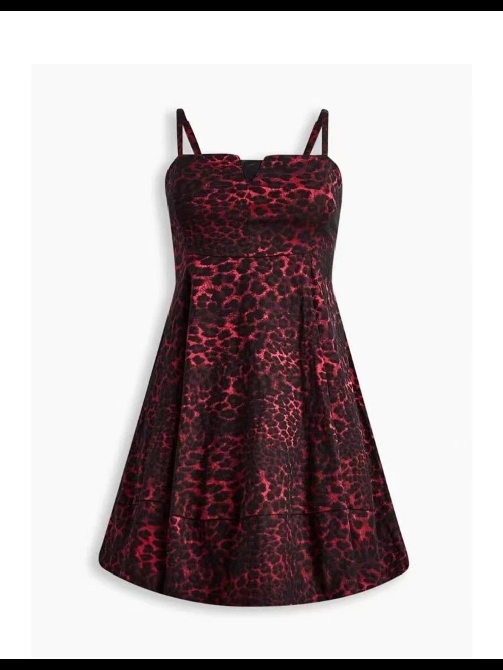 Torrid X Betsey Johnson Leopard Baby Doll Dress
